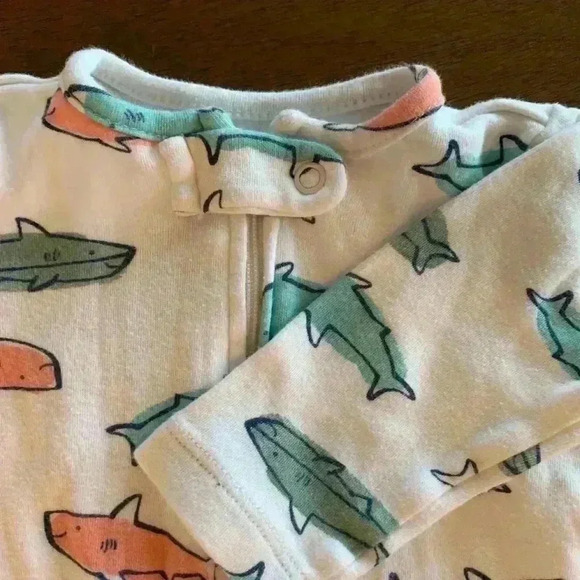 3 MONTHS ~ Carter's Baby Fleece Footed Sleeper Pajamas PJs LOT Of 3 - Picture 6 of 15